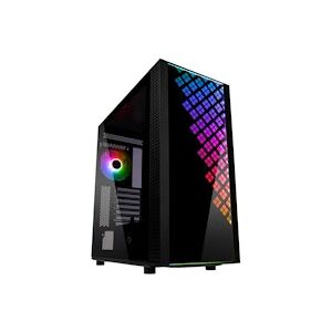 Bitfenix Dawn TG ARGB Midi Tower Case - Black