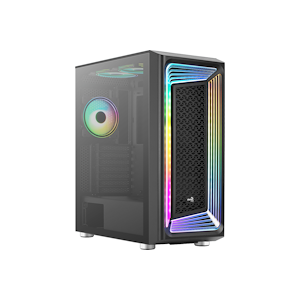 Aerocool Interstellar ARGB Mid Tower Case - Black