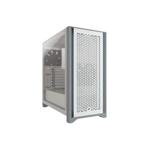 Corsair 4000D Airflow Mid-Tower Case - White Tempered Glass (CC-9011201-WW)