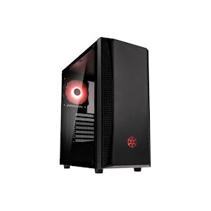 Silverstone Fara B1 RGB Mid-Tower Case - Black Tempered Glass