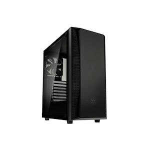 Silverstone Fara Mid-Tower Case - Black Tempered Glass