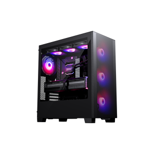 Phanteks XT Pro Ultra ATX Case Tempered Glass Window, Black