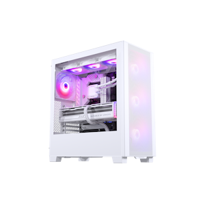 Phanteks XT Pro Ultra ATX Case Tempered Glass Window, White