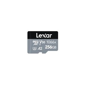 Lexar Professional 1066x 256GB microSDXC UHS-I Flash Memory Card (LMS1066256G-BNANG)