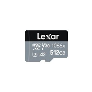 Lexar Professional 1066x 512GB microSDXC UHS-I Flash Memory Card (LMS1066512G-BNANG)