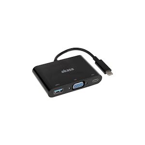 Akasa Type-C to VGA USB 3.0 Type-C (PD_charging), 15cm