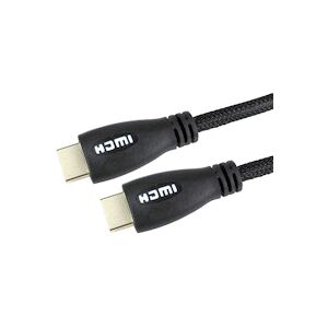 Overclockers UK OcUK Value 2m White LED HDMI v2.0 Braided Cable (99HD4-02WT)