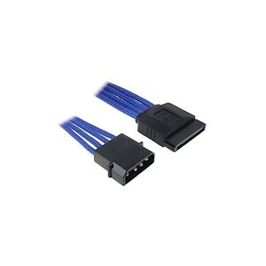 BitFenix Alchemy Molex to SATA Adapter 45 cm - sleeved blue/black