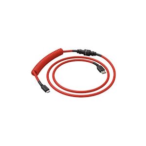 Glorious Coiled Cable USB-C to USB-A - Crimson Red (GLO-CBL-COIL-RED)