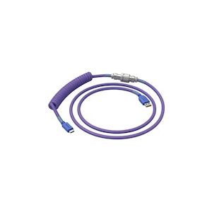 Glorious Coiled Cable USB-C to USB-A - Purple (GLO-CBL-COIL-NEBULA)