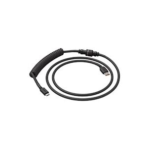 Glorious Coiled Cable USB-C to USB-A - Phantom Black (GLO-CBL-COIL-BLACK)