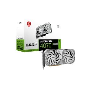 MSI GeForce RTX 4070 Ti SUPER Ventus 2X White OC 16GB GDDR6X PCI-Express Graphic