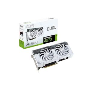 Asus GeForce RTX 4070 Dual OC White 12GB GDDR6X PCI-Express Graphics Card