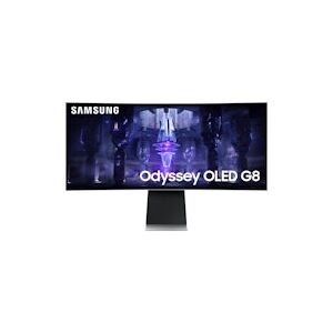 Samsung 34" Odyssey G8 LS34BG850SUXXU 3440x1440 OLED 175Hz 0.1ms FreeSync HDR HDMI 2.1 Curved Widescreen Gaming Monitor