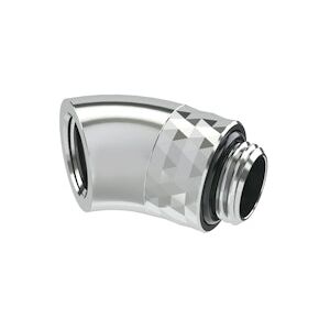 Barrow Dazzle Series 45 Degree Rotary Fitting - Shiny Silver