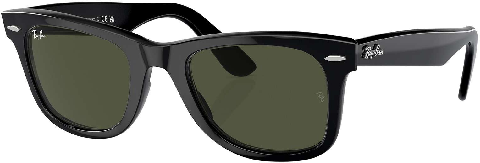 Ray-Ban Original Wayfarer Classic Sunglasses - Polished Black - Male - Size: One Size