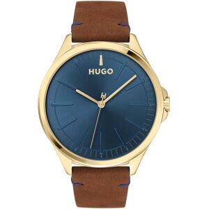 HUGO Smash Watch  - Gold/Brown - Male - Size: One Size