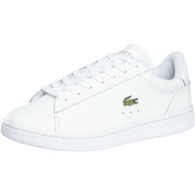 Lacoste White Leather Sneakers - Leather Upper, Ortholite Insole, Casual - Sneakers Lacoste White Leather Sneakers - Leather Upper, Ortholite Insole, Casual - Sneakers