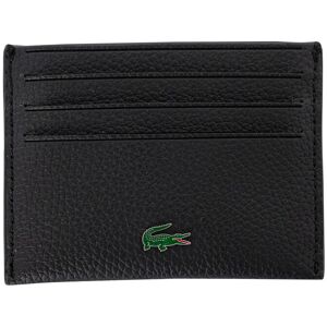 Lacoste Card Holder Wallet - Black - Male - Size: One Size Lacoste Card Holder Wallet - Black - Male - Size: One Size