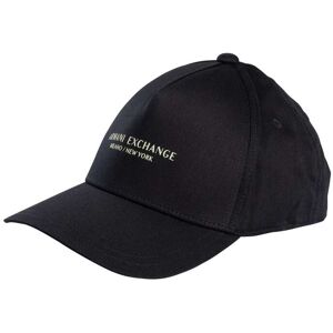 Armani Exchange Brand Baseball Cap - Deep Navy - Male - Size: One Size Armani Exchange Brand Baseball Cap - Deep Navy - Male - Size: One Size