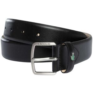 Lacoste Split Leather Belt - Black - Male - Size: XL Lacoste Split Leather Belt - Black - Male - Size: XL