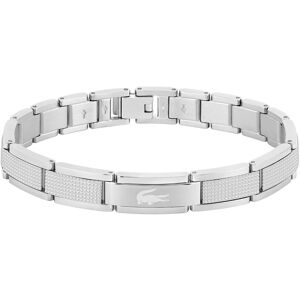 Lacoste Stencil Bracelet - Silver - Male - Size: One Size Lacoste Stencil Bracelet - Silver - Male - Size: One Size