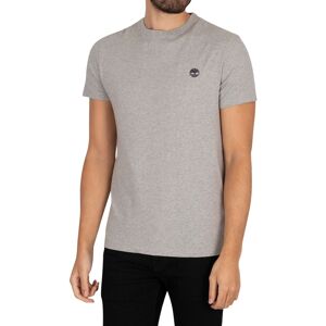 Timberland Dun River Crew Slim T-Shirt - Med Grey Heather - Male - Size: M Timberland Dun River Crew Slim T-Shirt - Med Grey Heather - Male - Size: M