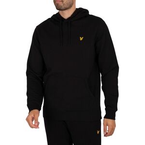 Lyle & Scott Logo Pullover Hoodie - Jet Black - Male - Size: XXL Lyle & Scott Logo Pullover Hoodie - Jet Black - Male - Size: XXL
