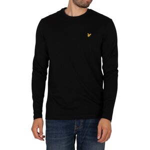 Lyle & Scott Plain Longsleeved T-Shirt - Jet Black - Male - Size: XXL Lyle & Scott Plain Longsleeved T-Shirt - Jet Black - Male - Size: XXL
