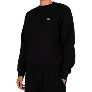 Lacoste Logo Sweatshirt - Black - Male - Size: 3XL Lacoste Logo Sweatshirt - Black - Male - Size: 3XL