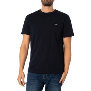 Gant Regular Shield T-Shirt - Black - Male - Size: 3XL Gant Regular Shield T-Shirt - Black - Male - Size: 3XL