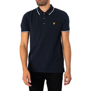 Lyle & Scott Tipped Polo Shirt - Dark Navy/White - Male - Size: XXL Lyle & Scott Tipped Polo Shirt - Dark Navy/White - Male - Size: XXL