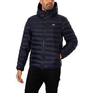 Lacoste Quilted Puffed Jacket - Navy Blue - Male - Size: XXL Lacoste Quilted Puffed Jacket - Navy Blue - Male - Size: XXL