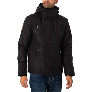 Superdry Hooded Mountain Windbreaker Jacket - Black - Male - Size: XL Superdry Hooded Mountain Windbreaker Jacket - Black - Male - Size: XL