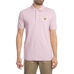 Lyle & Scott Plain Polo Shirt - Pink Light - Male - Size: M Lyle & Scott Plain Polo Shirt - Pink Light - Male - Size: M