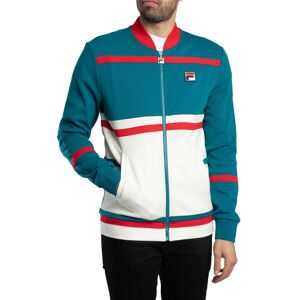 Fila Stefan Archive Cut & Sew Track Jacket - Deep Lagoon/Red/Gardenia - Male - Size: M Fila Stefan Archive Cut & Sew Track Jacket - Deep Lagoon/Red/Gardenia - Male - Size: M