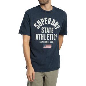 Superdry Athletic ESS T-Shirt - Bradley Navy - Male - Size: S Superdry Athletic ESS T-Shirt - Bradley Navy - Male - Size: S