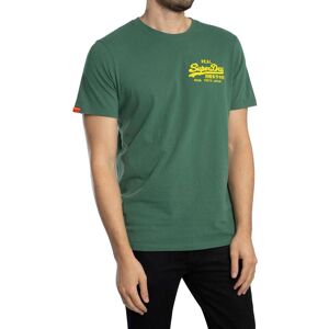 Superdry Embroidered Relaxed T-Shirt - International Pine - Male - Size: S Superdry Embroidered Relaxed T-Shirt - International Pine - Male - Size: S