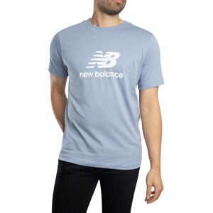 New Balance Sport Essentials Logo T-Shirt - Light Blue - Male - Size: S New Balance Sport Essentials Logo T-Shirt - Light Blue - Male - Size: S