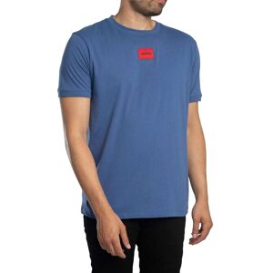 HUGO Diragolino212 T-Shirt - Medium Blue - Male - Size: S HUGO Diragolino212 T-Shirt - Medium Blue - Male - Size: S