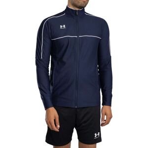 Under Armour Challenger Track Jacket - Midnight Navy/White - Male - Size: XXL Under Armour Challenger Track Jacket - Midnight Navy/White - Male - Size: XXL
