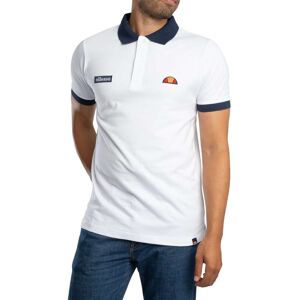 Ellesse Lessepsia Polo Shirt - White/Navy - Male - Size: XL Ellesse Lessepsia Polo Shirt - White/Navy - Male - Size: XL