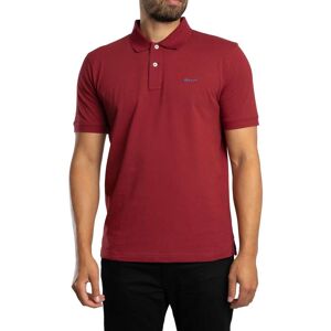 Gant Regular Contrast Pique Polo Shirt - Plumped Red - Male - Size: 3XL Gant Regular Contrast Pique Polo Shirt - Plumped Red - Male - Size: 3XL