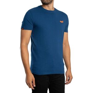 Superdry Essential Logo EMB T-Shirt - Pilot Mid Blue - Male - Size: 3XL Superdry Essential Logo EMB T-Shirt - Pilot Mid Blue - Male - Size: 3XL