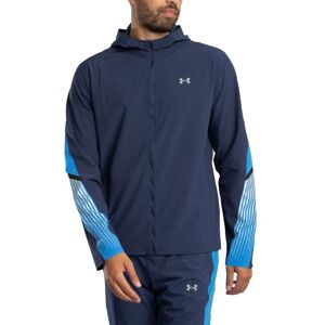 Under Armour Velociti Storm Hooded Jacket - Blue - Male - Size: L Under Armour Velociti Storm Hooded Jacket - Blue - Male - Size: L