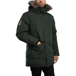 Superdry Everest Faux Fur Parka Jacket - Cedar Dark Green - Male - Size: 3XL Superdry Everest Faux Fur Parka Jacket - Cedar Dark Green - Male - Size: 3XL