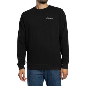 Berghaus Logo Crew Light Sweatshirt - Black - Male - Size: 3XL Berghaus Logo Crew Light Sweatshirt - Black - Male - Size: 3XL
