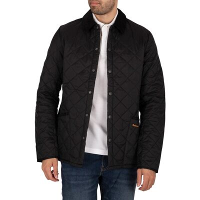 Barbour Heritage Liddesdale Quilt Jacket - Black - Male - Size: XL Barbour Heritage Liddesdale Quilt Jacket - Black - Male - Size: XL