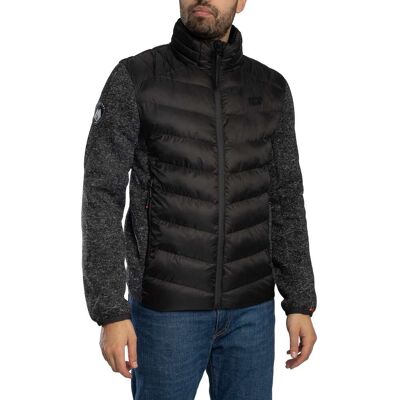 Superdry Storm Knit Hybrid Padded Jacket - Black - Male - Size: S Superdry Storm Knit Hybrid Padded Jacket - Black - Male - Size: S