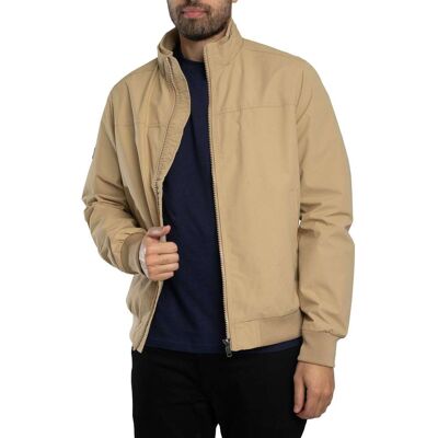 Superdry Nylon Harrington Jacket - Canyon Beige - Male - Size: XXL Superdry Nylon Harrington Jacket - Canyon Beige - Male - Size: XXL